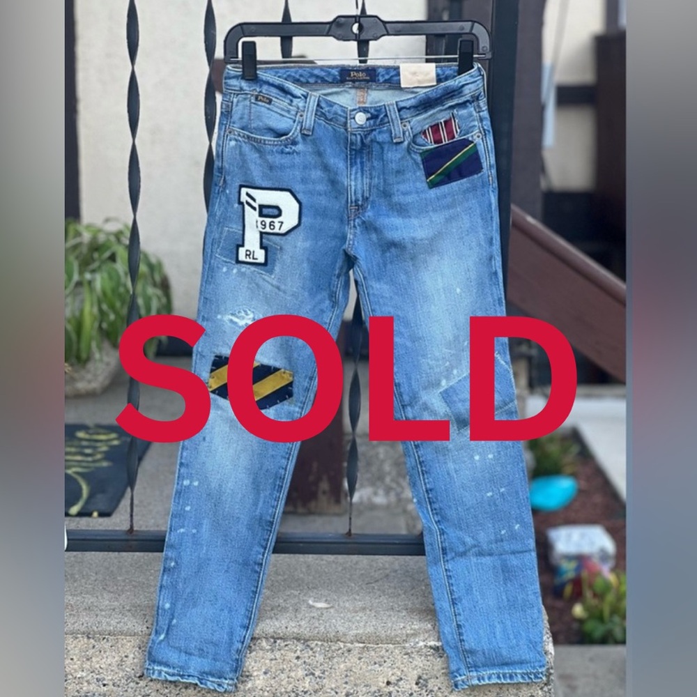 Polo Ralph Lauren Blue Denim Jeans (SOLD)